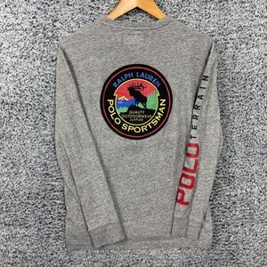 POLO COUNTRY Ralph Lauren Shirt Mens Small Sportsman Terrain Long Sleeve Tee